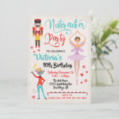 くるみ割りバレエのクリスマスバースデーパーティー 招待状 (スタンド正面)