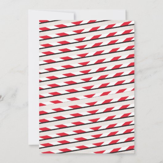 くるみ割りバレエのクリスマスバースデーパーティー 招待状 (裏面)