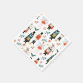 くるみ割りバレエのクリスマスパーティー スタンダードカクテルナプキン (角)