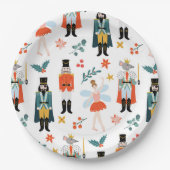 くるみ割りバレエのクリスマスパーティー ペーパープレート (正面)