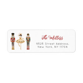 くるみ割りバレエのクリスマス差出人住所 ラベル