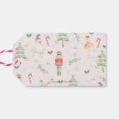 くるみ割りバレエのクリスマス誕生日ありがとう ギフトタグ (裏面横)