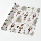 くるみ割りバレエのクリスマス ラッピングペーパー (アンロールド)