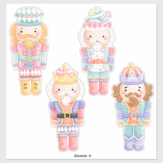 くるみ割りバレエキャラクター シール (シート)