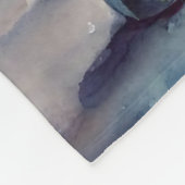 くるみ割りバレエクリスマスバレリーナパーソナライズされた フリースブランケット (角)