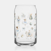 くるみ割りバレエパターン ガラス缶 (正面)