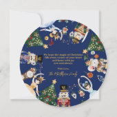 くるみ割りバレエヴィンテージメリークリスマス シーズンカード (裏面)