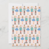 くるみ割りバレエ写真ミニマルモダンクリスマス シーズンカード (裏面)