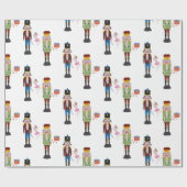 くるみ割りバレエ白 ラッピングペーパー (フラット)