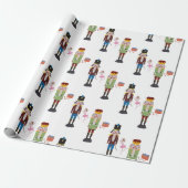 くるみ割りバレエ白 ラッピングペーパー (アンロールド)