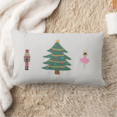 くるみ割りバレエ絵画のクリスマスランバー枕 ランバークッション (ブランケット)