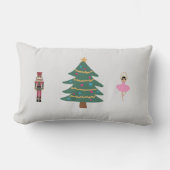 くるみ割りバレエ絵画のクリスマスランバー枕 ランバークッション (正面)