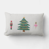 くるみ割りバレエ絵画のクリスマスランバー枕 ランバークッション (正面)