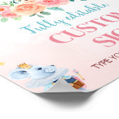 くるみ割りバレエ誕生日パーティーカスタムサイン ポスター (角)