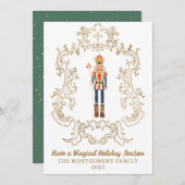 くるみ割りバレエ ゴールドクレスト クリスマスカード 招待状 (正面/裏面)