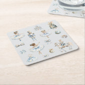 くるみ割りバレエ スクエアペーパーコースター (アングル)