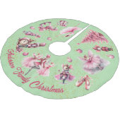 くるみ割りバレエ ブラッシュドポリエステルツリースカート (アングル)