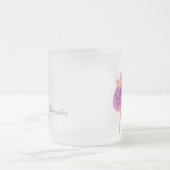 くるみ割りバレエSugarplum妖精のマグカップ フロストグラスマグカップ (中央)