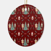 くるみ割りバレリーナのクリスマスプレゼント セラミックオーナメント (左)