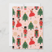 くるみ割りバレリーナ年間クリスマスパーティー 招待状 (裏面)