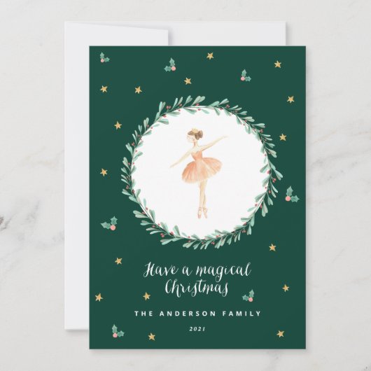 くるみ割りバレリーナ植物性かわいいクリスマス (正面)