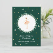 くるみ割りバレリーナ植物性かわいいクリスマス (スタンド正面)