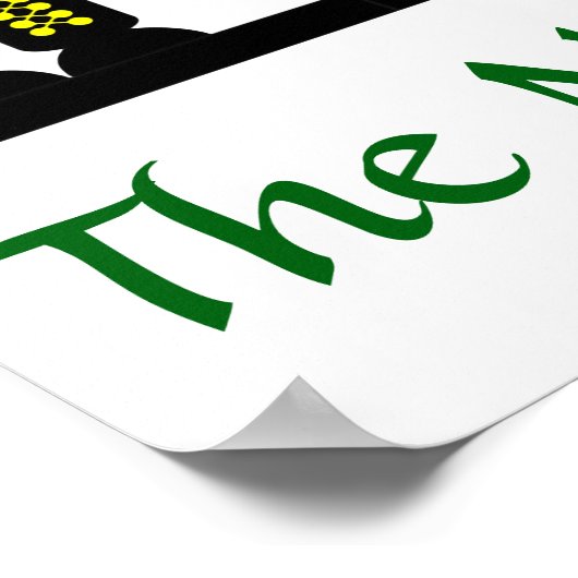 くるみ割りパーソナライズされたクリスマスバレエ贈り物 ポスター (角)