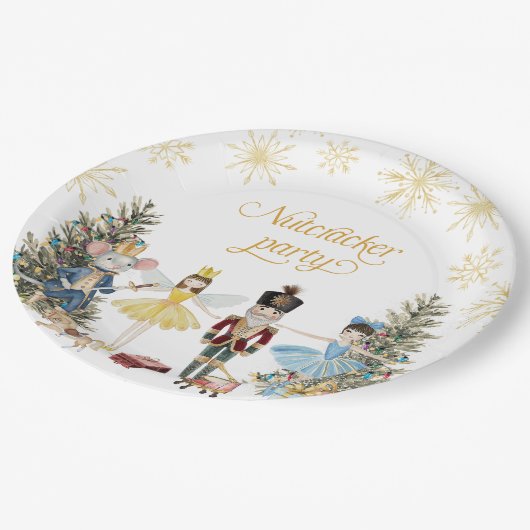 くるみ割りパーティー ペーパープレート (アングル)