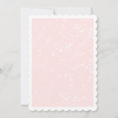 くるみ割りピンクガール1st誕生日 招待状 (裏面)