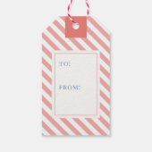 くるみ割りピンククリスマスツリーホリデー ギフトタグ (裏面)