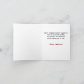 くるみ割りフォトクリスマスカード カード (内部)