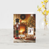 くるみ割りフォトクリスマスカード カード (黄色い花)