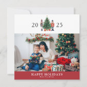 くるみ割りフォトホリデーカード シーズンカード (正面)