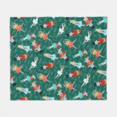 くるみ割りフリースブランケット フリースブランケット (正面(横))