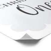 くるみ割りブルーウィンターオネダーランド誕生日へようこそ ポスター (角)