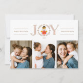 くるみ割りプリンスホリデーフォトカード シーズンカード (正面)