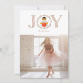 くるみ割りプリンスホリデーフォトカード シーズンカード (正面)