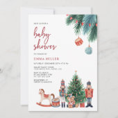 くるみ割りベイビーシャワー 招待状 (正面)