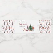 くるみ割りベビーシャワー ペットボトルラベル (シングルラベル)