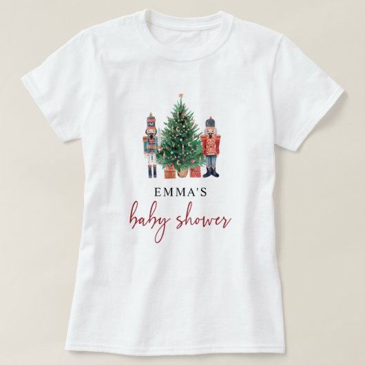 くるみ割りベビーシャワー Tシャツ (デザイン正面)