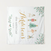 くるみ割りポスター、くるみ割り器ウェルカムサイン タペストリー (正面(横))