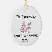 くるみ割りマウスオーナメント、鋳造部材ギフト セラミックオーナメント (右)