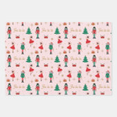 くるみ割りマウスキングバレエのクリスマスラッピングパ ラッピングペーパーシート (正面)