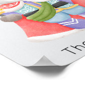 くるみ割りマウスキングパステルクリスマス ポスター (角)