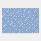 くるみ割りマウスキングパステルバレエクリスマス ラッピングペーパーシート (正面3)