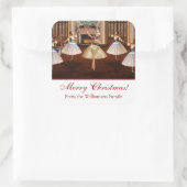 くるみ割りメリークリスマスギフトシール スクエアシール (バッグ)