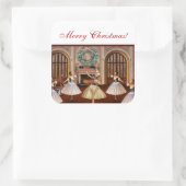 くるみ割りメリークリスマスギフトシール スクエアシール (バッグ)