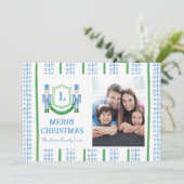 くるみ割りモノグラムクリスマスカード 招待状 (スタンド正面)