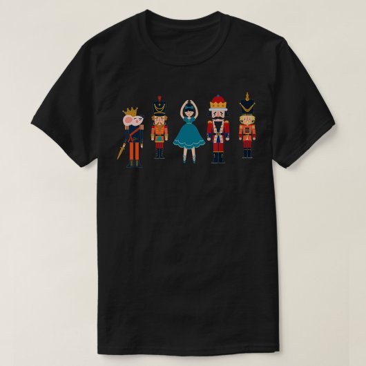 くるみ割りラットマウスキング兵士プリンセスバレエC Tシャツ (デザイン正面)