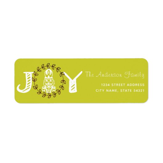 くるみ割りラベルグリーン ラベル (正面)